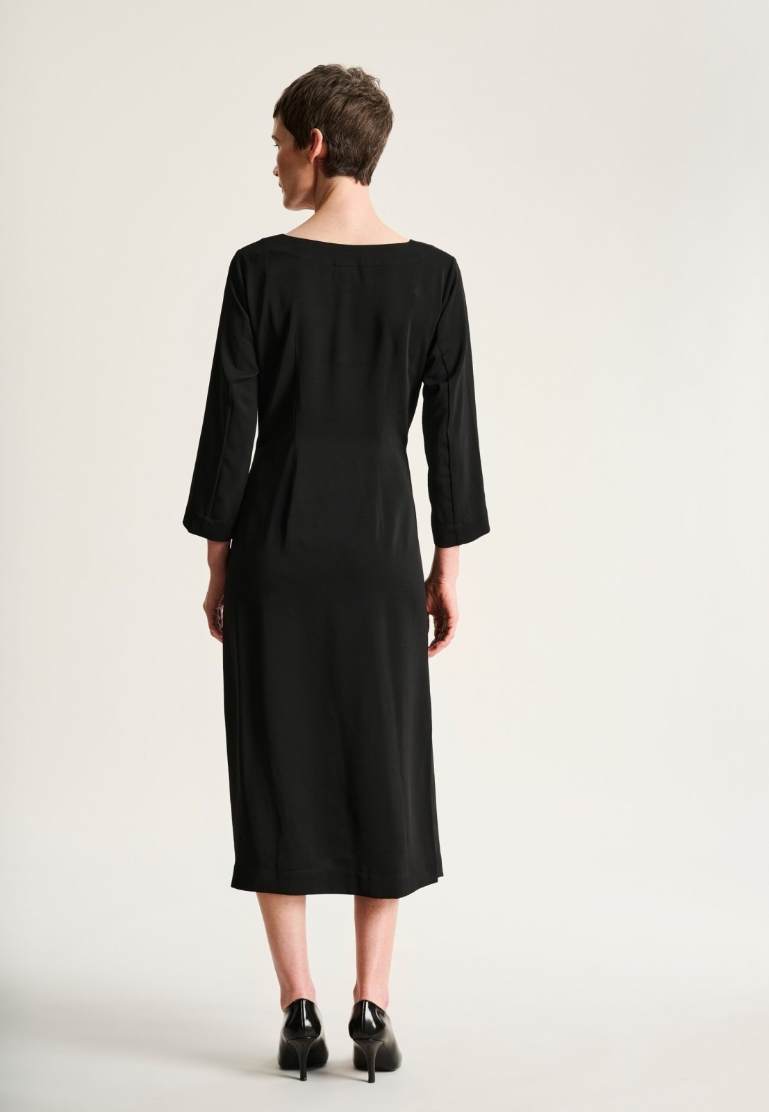 Yume Dress With Knot Black 15386