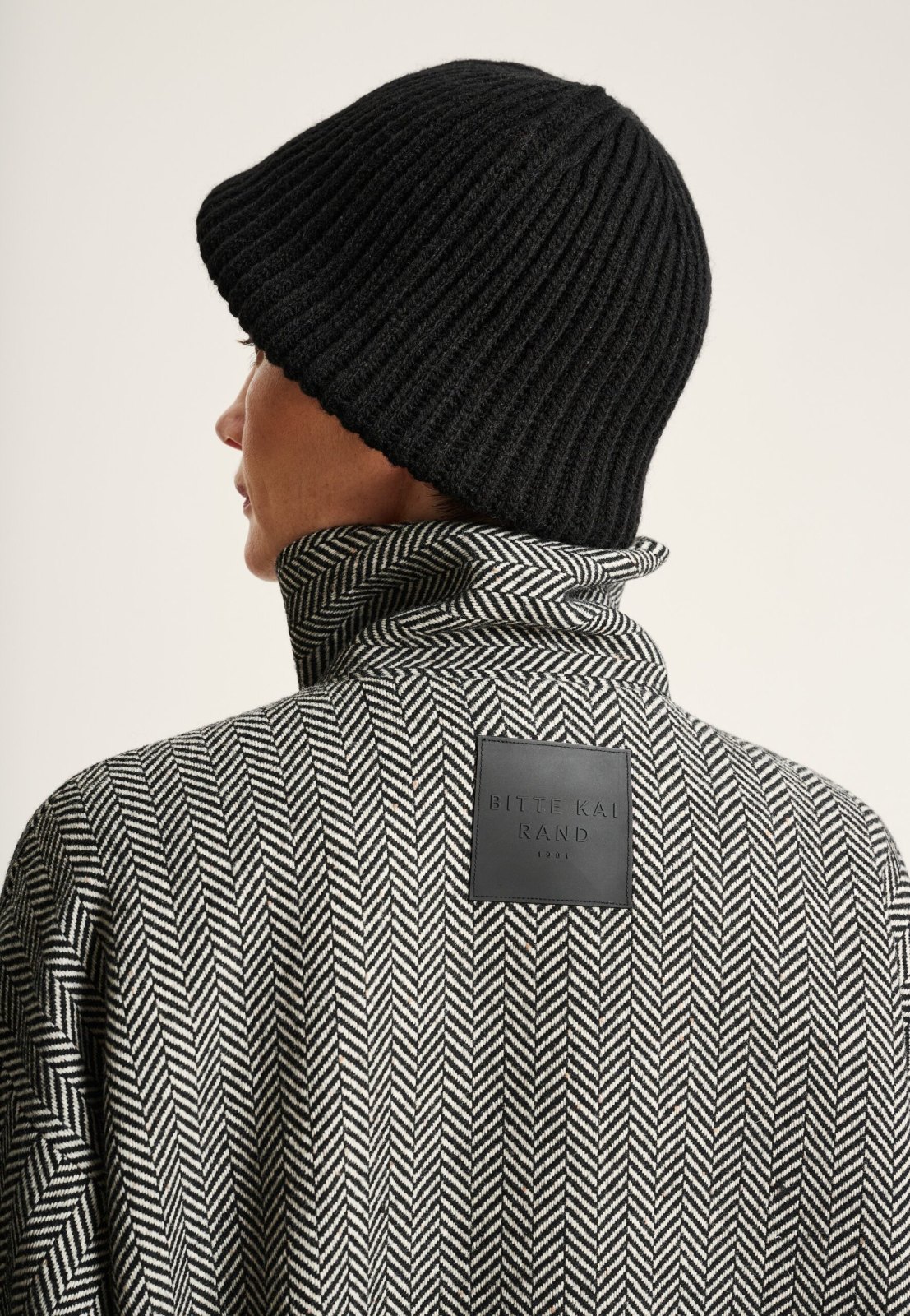 Nishin Long Coat Herringbone 15437