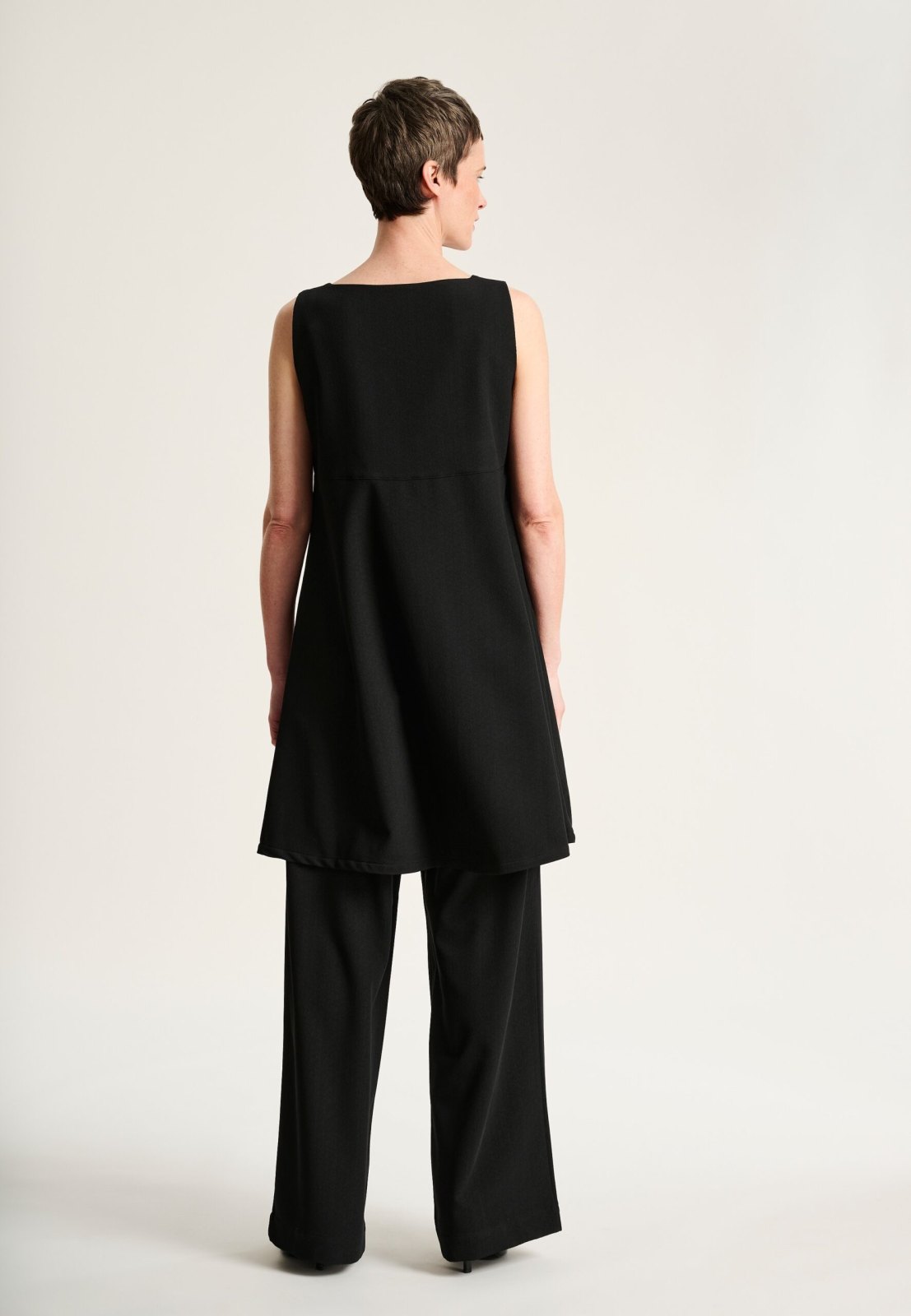 Sayaka Sleeveless Dress Black 15262
