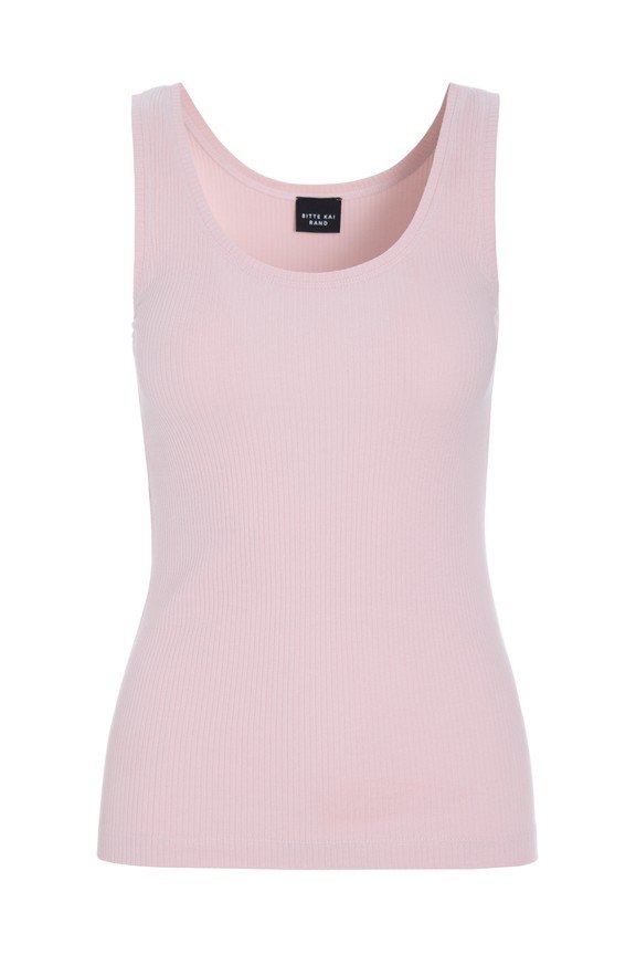 Naibu Rib Tank Top Chalk Pink 15073