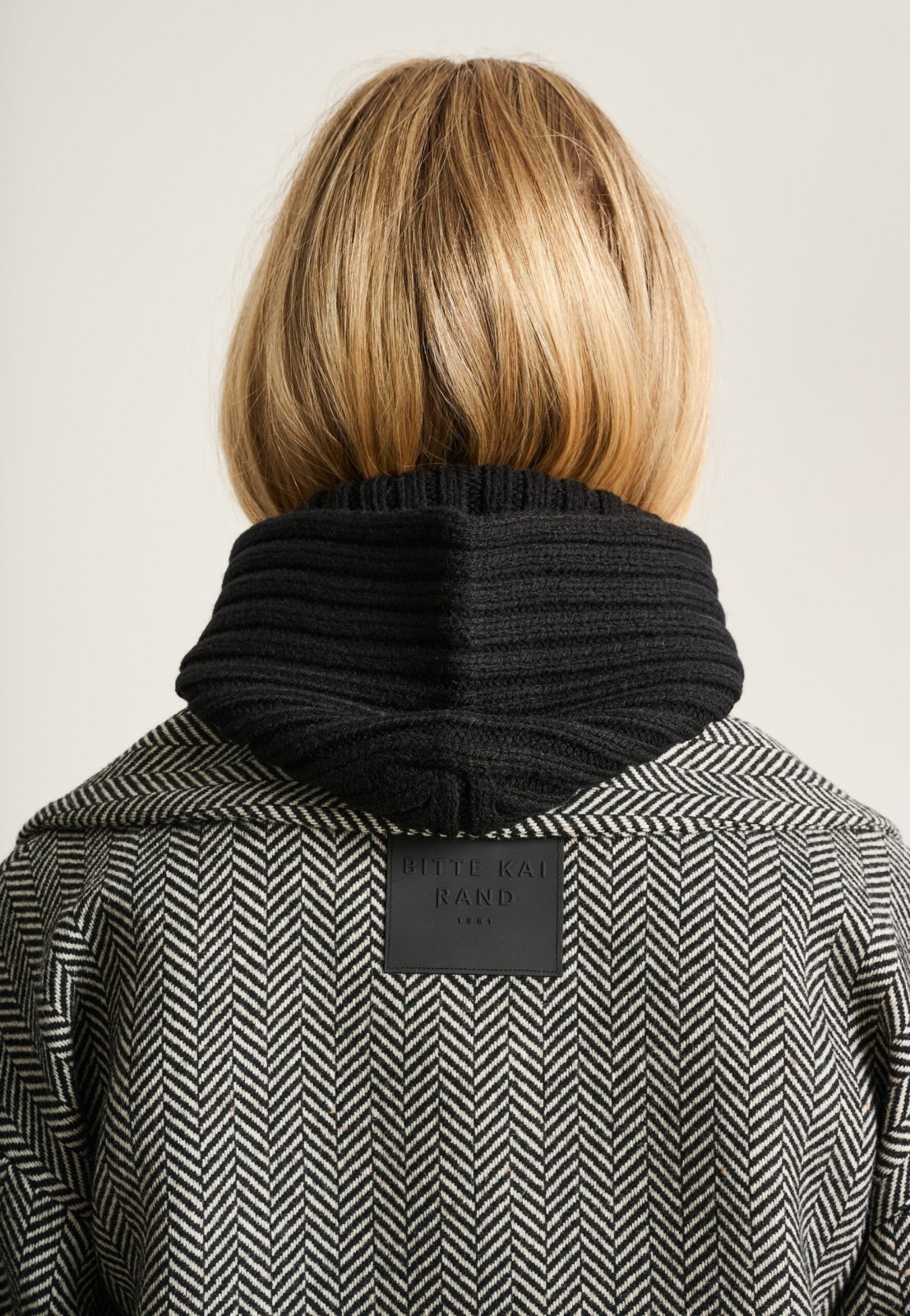 Nishin Double Breasted Jacket Herringbone 15438