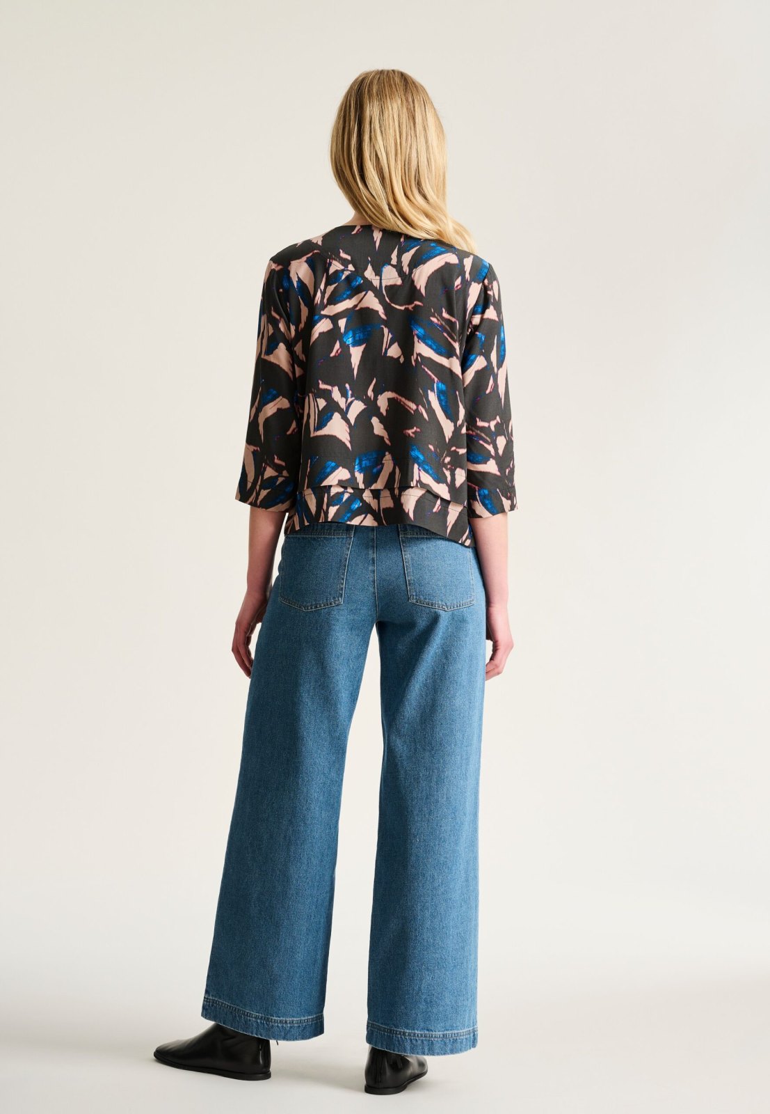 Iki Fsc Blouse Leaves 15340