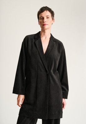 Shinji Lapel Jacket Black 15387