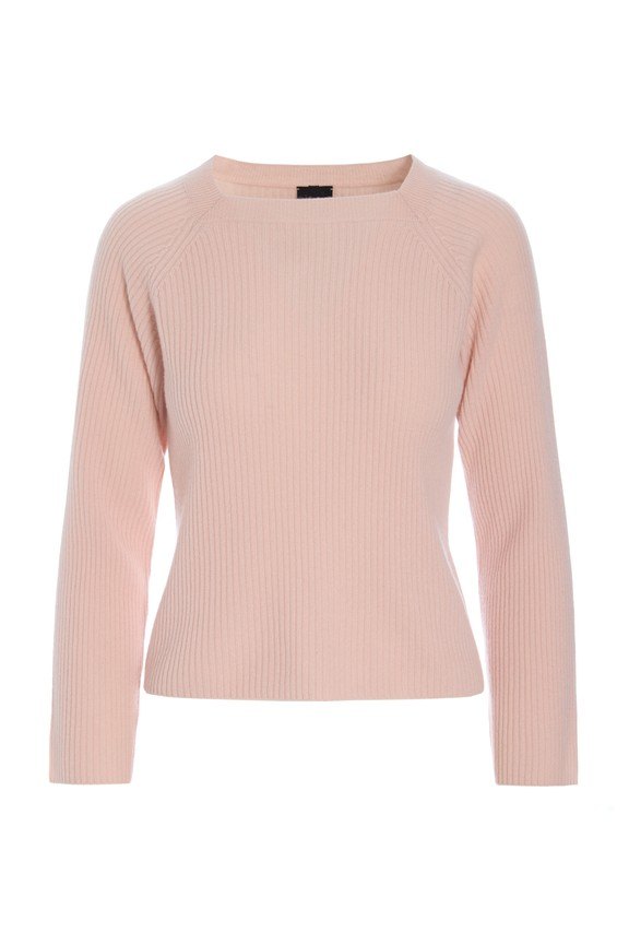 Kumo Cashmere Raglan Blouse Dusty Rose 15345