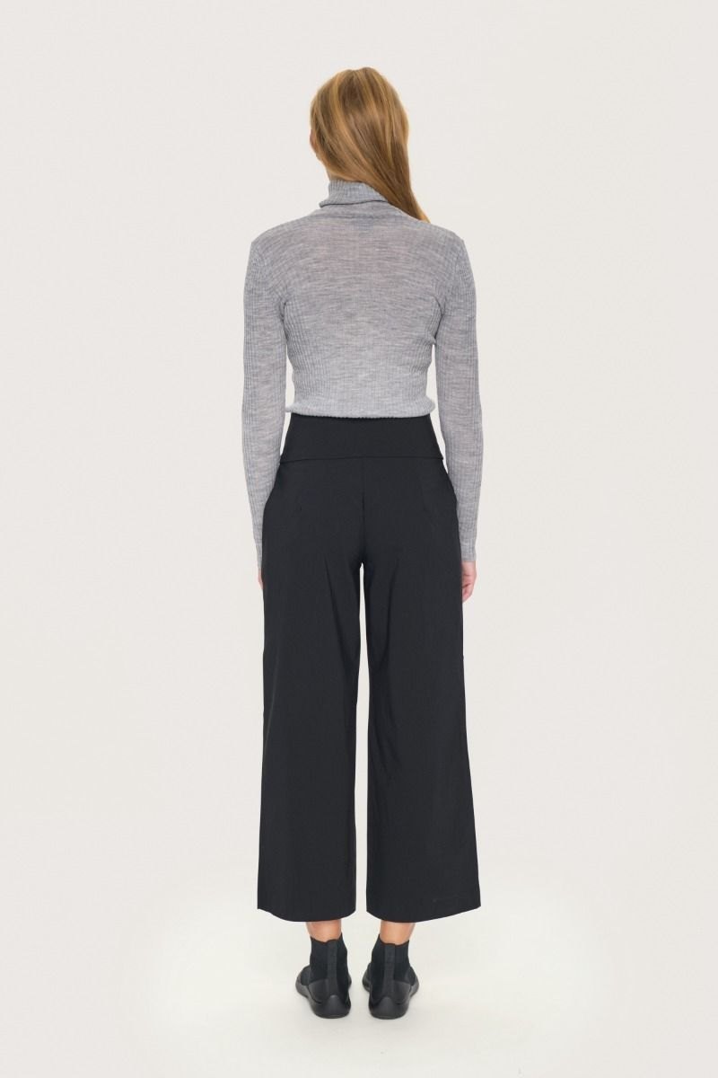 Magic Stretch Culotte Pants Black 14571