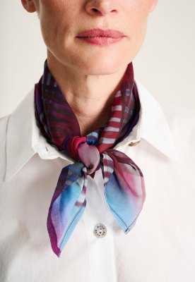 Transparent Touch Scarf Tartan 15474