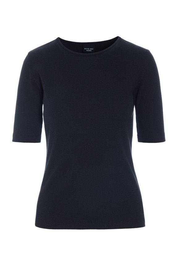 Naibu Rib Blouse Black 15072