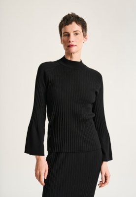 Akiko High Neck Blouse Black 15350
