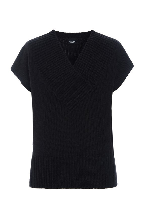 Nitto Sleeveless Blouse Black 15449