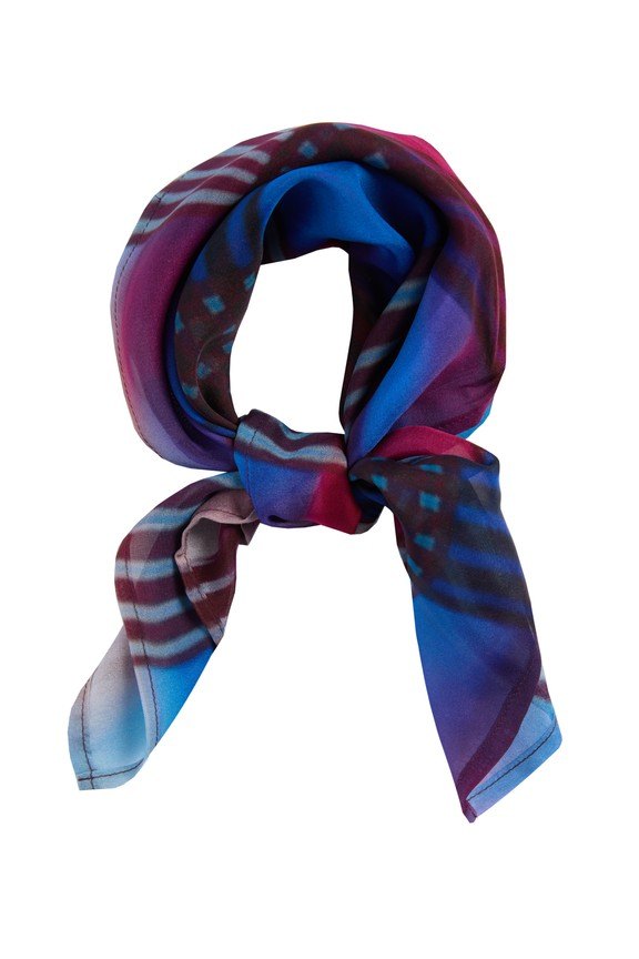 Transparent Touch Scarf Tartan 15474