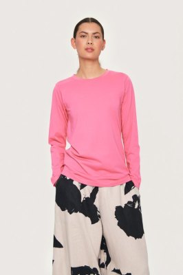 Osaka Organic Cotton Long Sleeve T-shirt Bubble Gum 14461