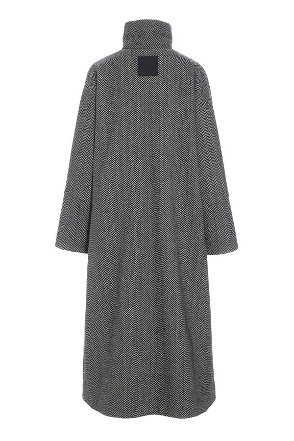 Nishin Long Coat Herringbone 15437