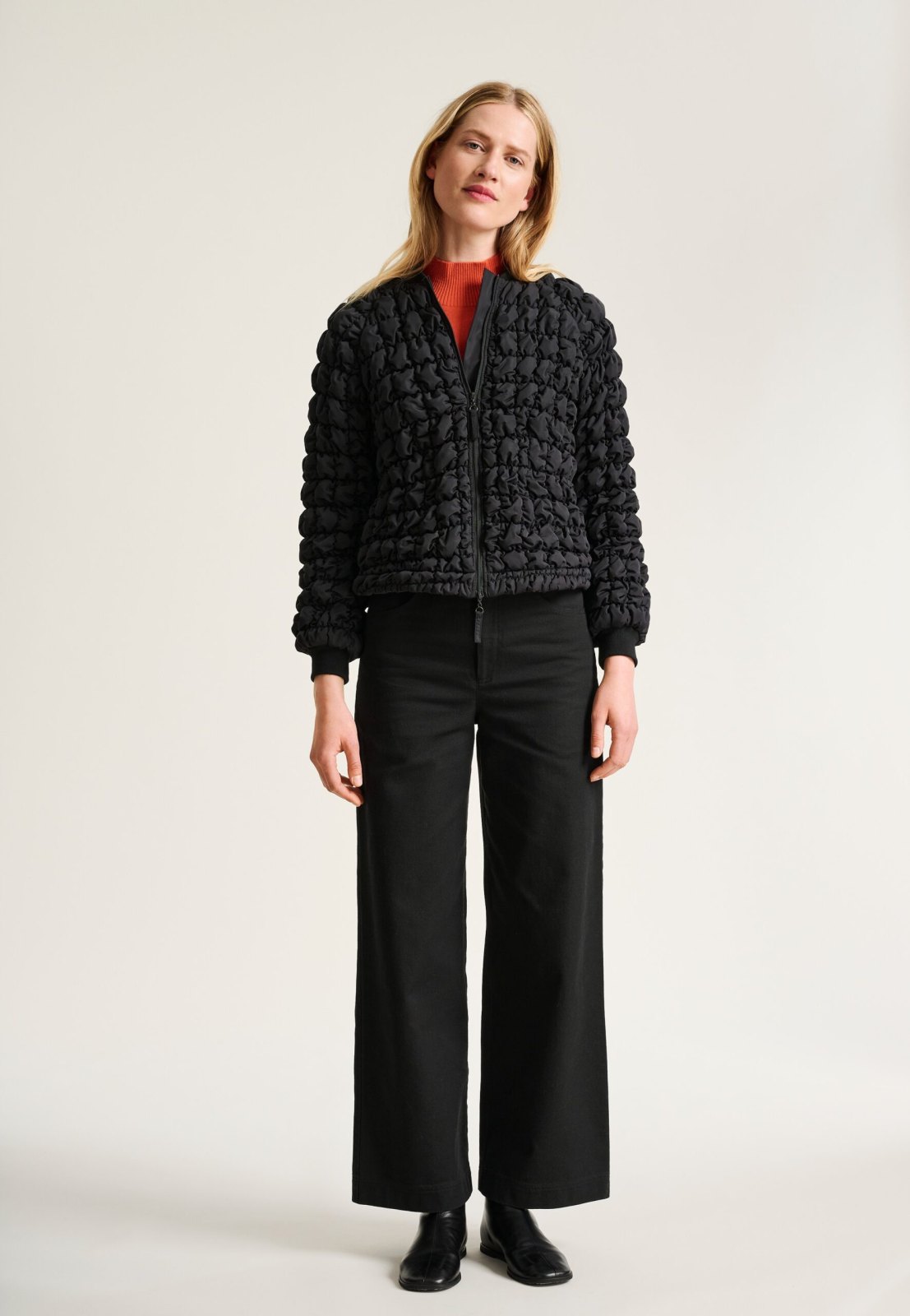 Kosei Jacket with Zip Black 15312