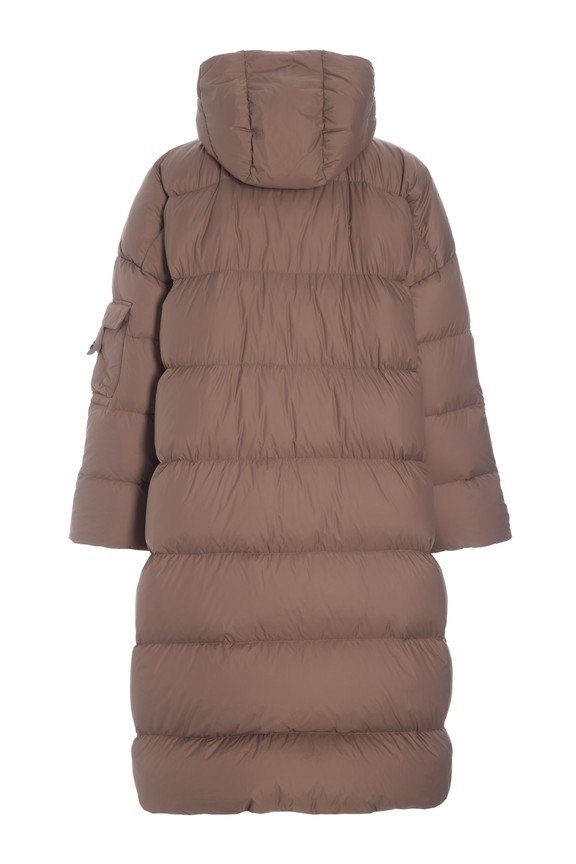 Feather Down Coat With Pockets Deer 15427