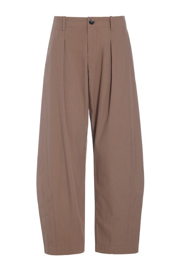 Tazuke Pintuck Trousers Deer 15401