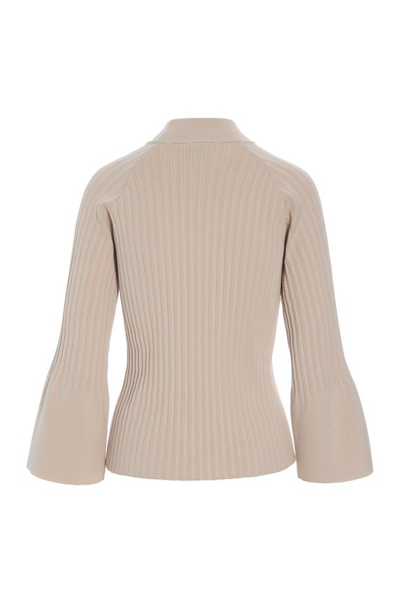 Akiko High Neck Blouse Ivory 15350