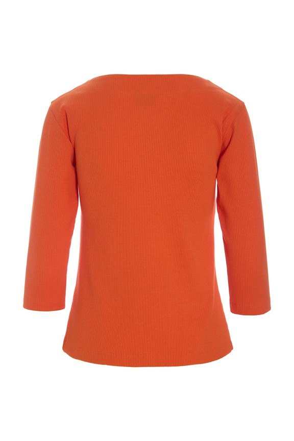 Naibu Rib 3/4-Sleeved Blouse Fireworks 15317
