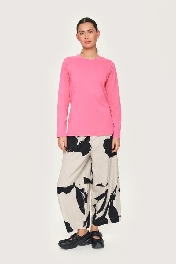 Osaka Organic Cotton Long Sleeve T-shirt Bubble Gum 14461