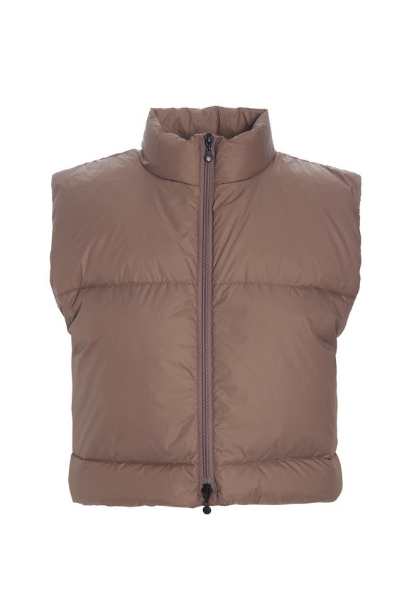 Feather Down Short Waistcoat Deer 15430