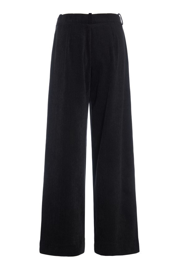 Shinji Long Straight Trousers Black 15389