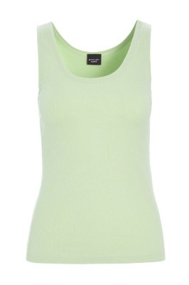 Naibu Rib Tank Top Lime Cream 15073