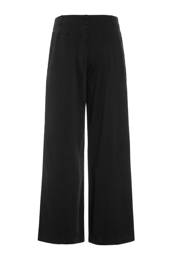 Kihon Long Straight Trousers Black 15328