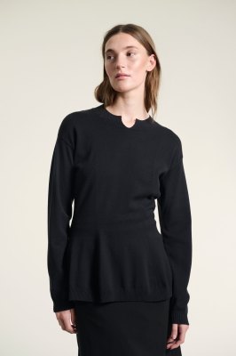 Saku Long Sleeved Blouse Black 15079