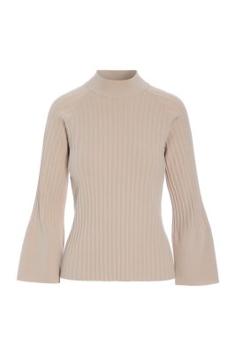 Akiko High Neck Blouse Ivory 15350