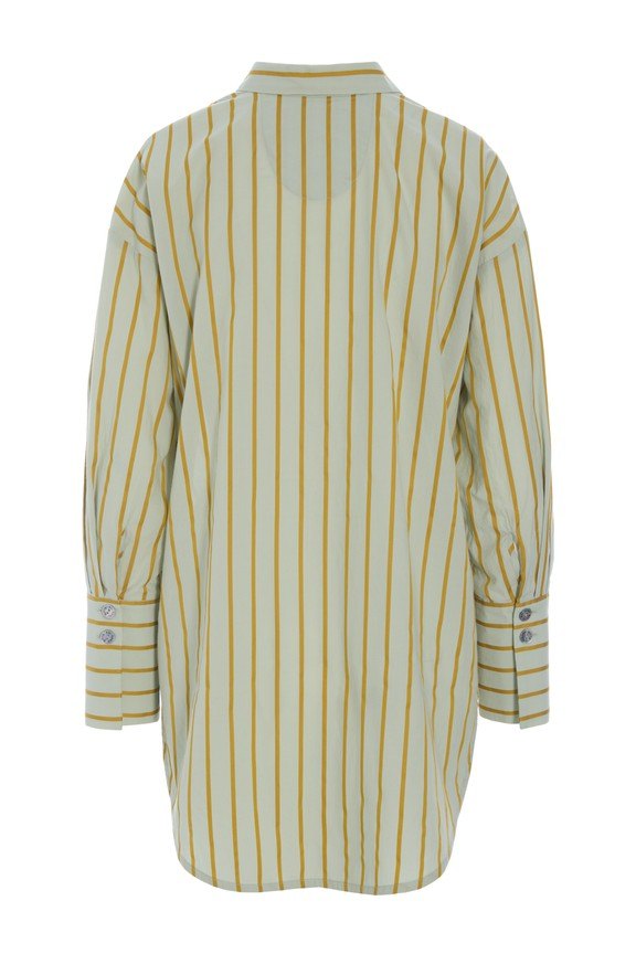 Golden Stripes Big Shirt Aqua Golden Stripes 15310