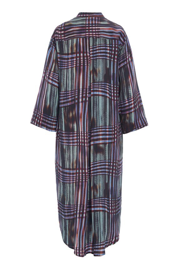 Shinobe Dress With Pockets Seaside Check 15408