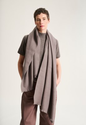 Block Wool Scarf Shark Melange 15362