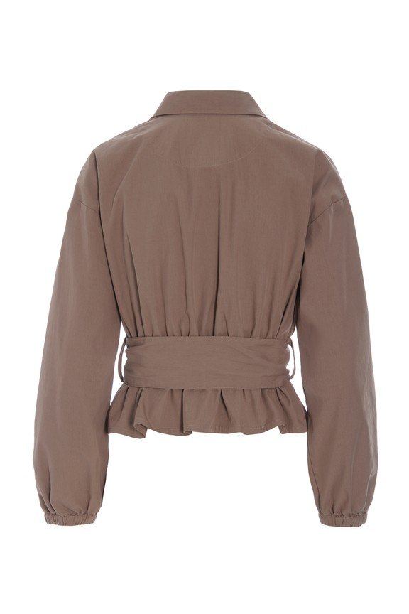 Tazuke Belted Jacket Deer 15400