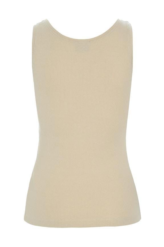 Naibu Rib Top Pale Pink 14457