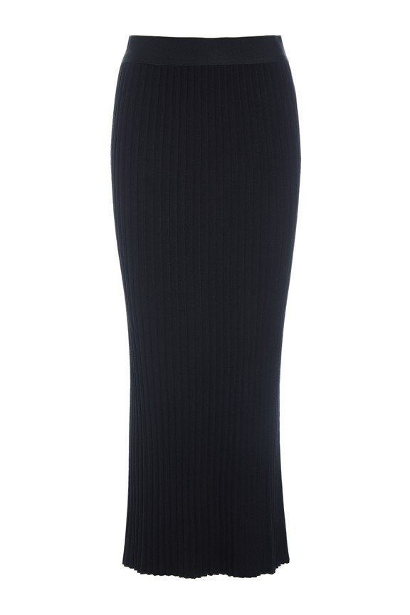 Akiko Long Skirt Black 15353