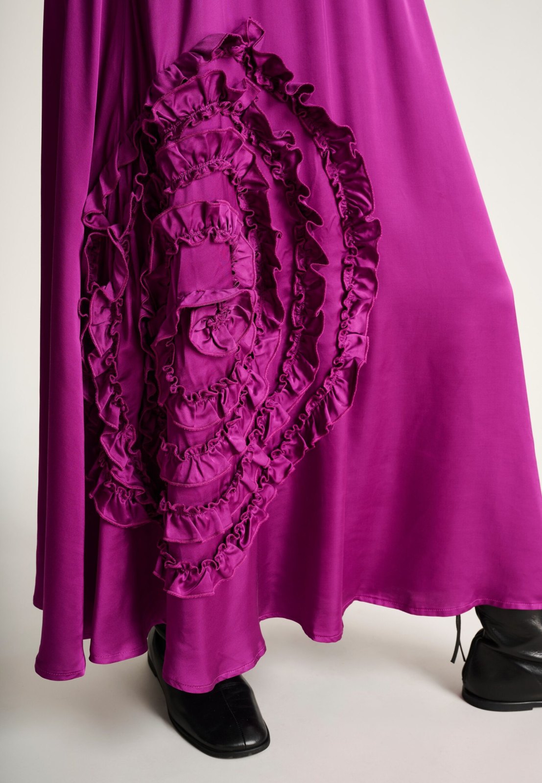 Kuhaku FSC Skirt With Detail Pink Purple 15414
