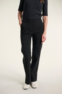 Magic Stretch Straight Pants Black 15057