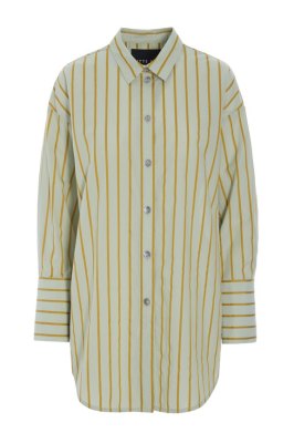 Golden Stripes Big Shirt Aqua Golden Stripes 15310