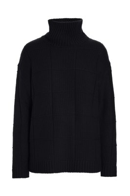 Nitto High Neck Blouse Black 15447