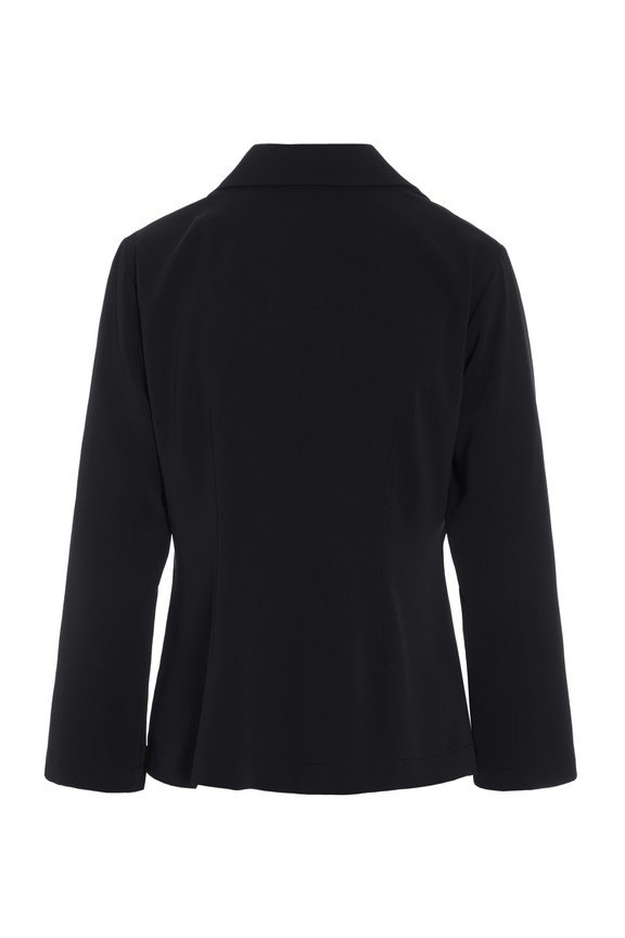 Yume Jacket With Plissé Detail Black 15394