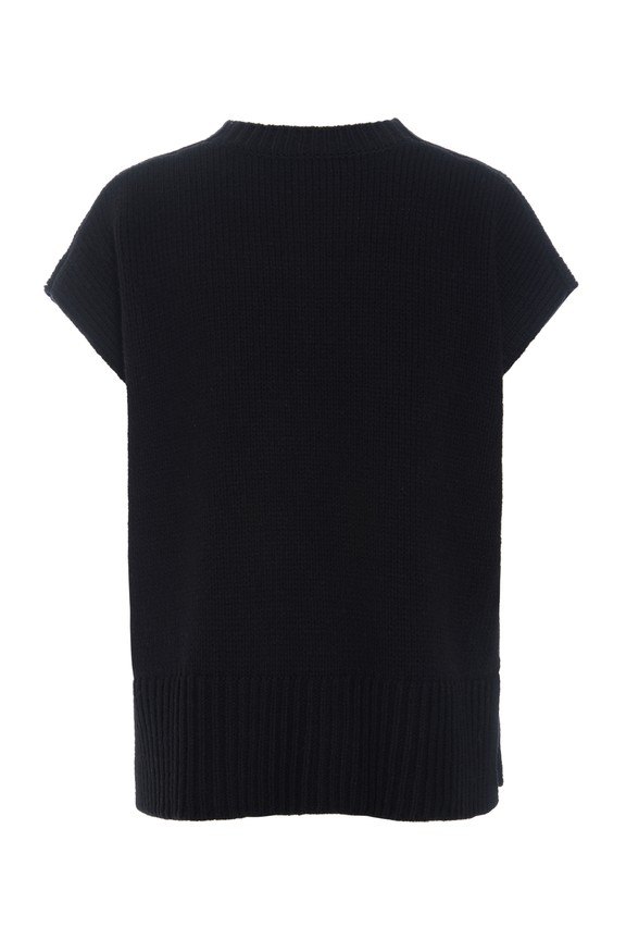 Nitto Sleeveless Blouse Black 15449