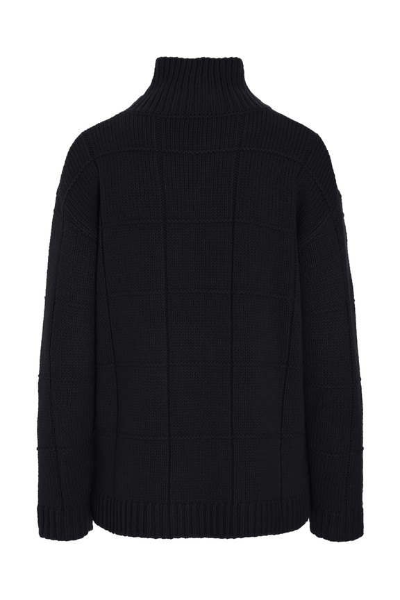 Nitto High-Neck Blouse Black 15447