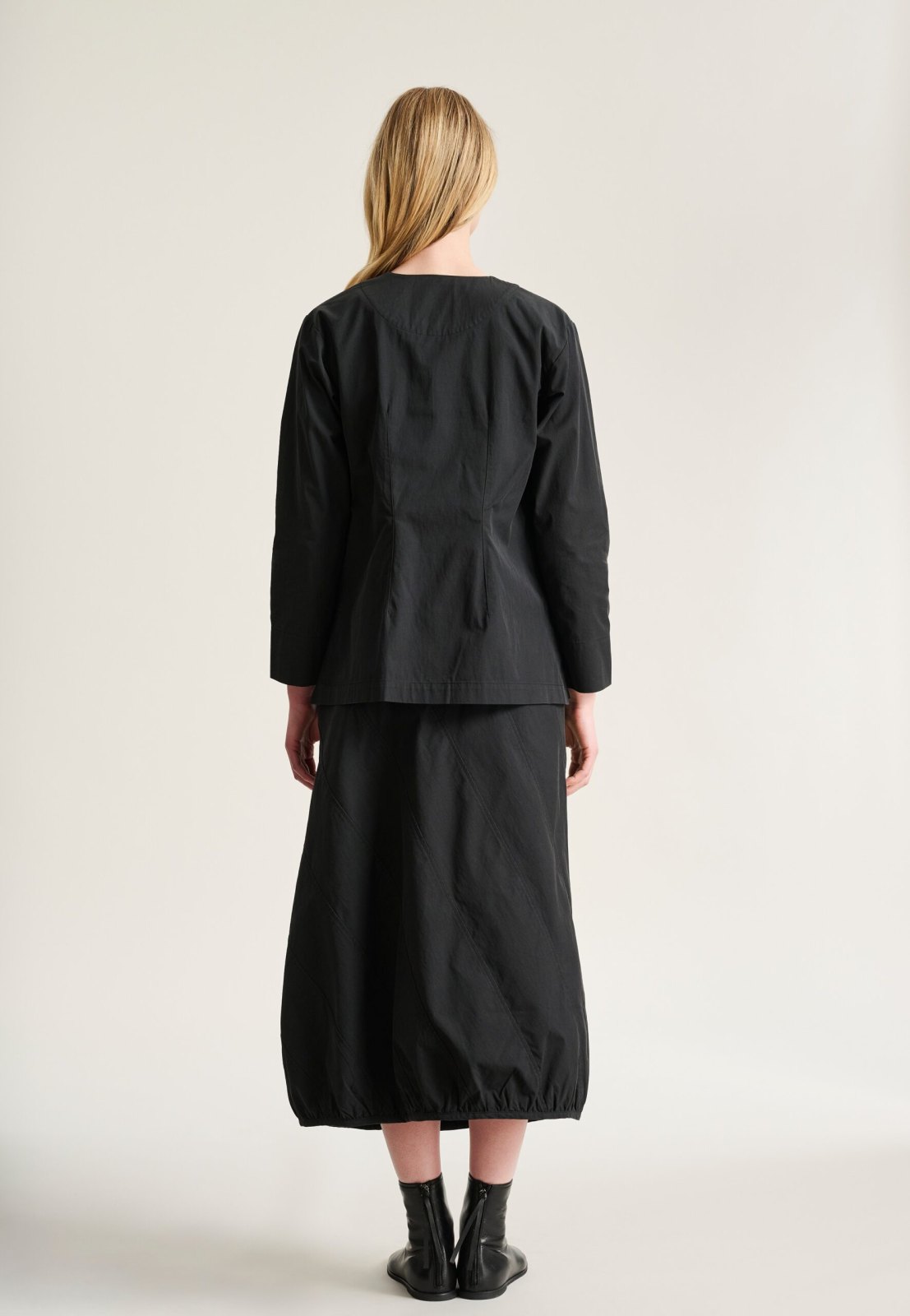 Tazuke Jacket With Zip Black 15399
