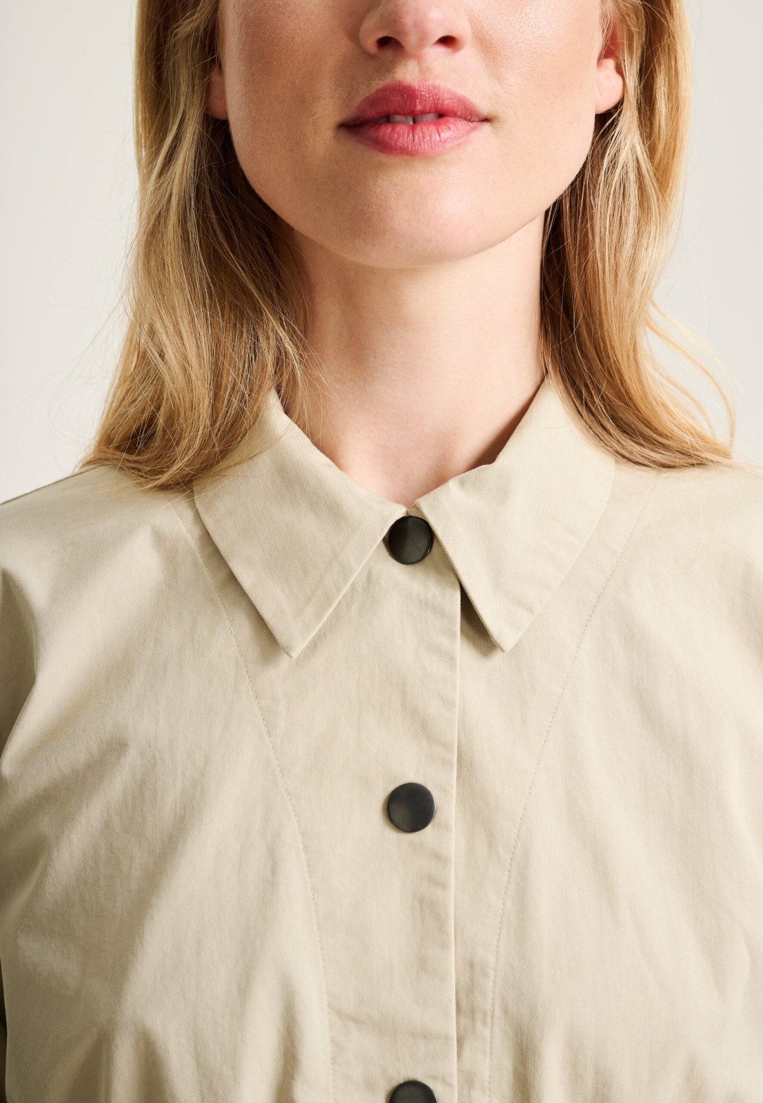 Tazuke Belted Jacket Stone 15400