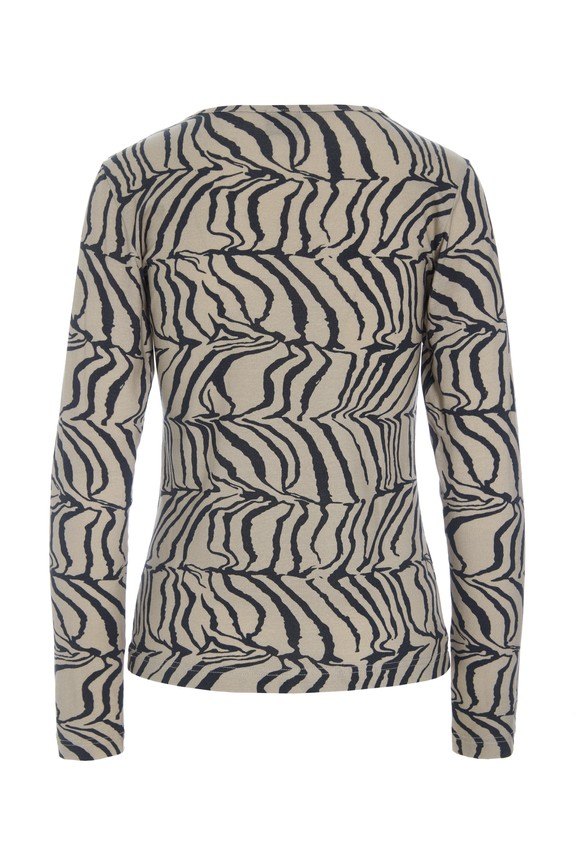 Yakumi Blouse Shell Stripes 15332