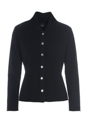 Cloud Cashmere Cardigan Black 14776