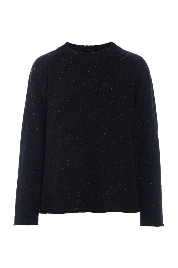 Shinabi Raglan Blouse Black with Sprinkles 15465