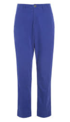 Peach Stretch Long Trousers Yves Blue