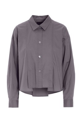 Core Cotton Shirt With Pleats Shark 15307