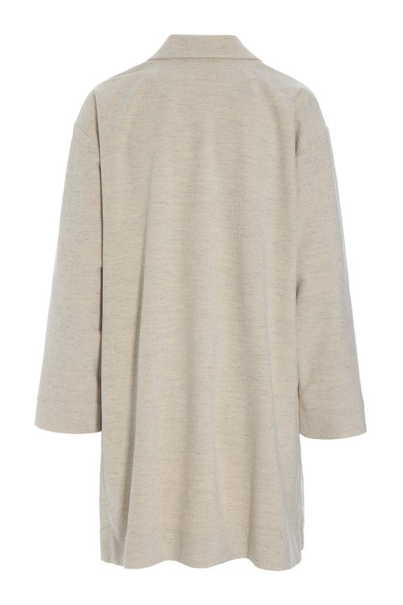 Shinji Lapel Jacket Ivory Melange 15387