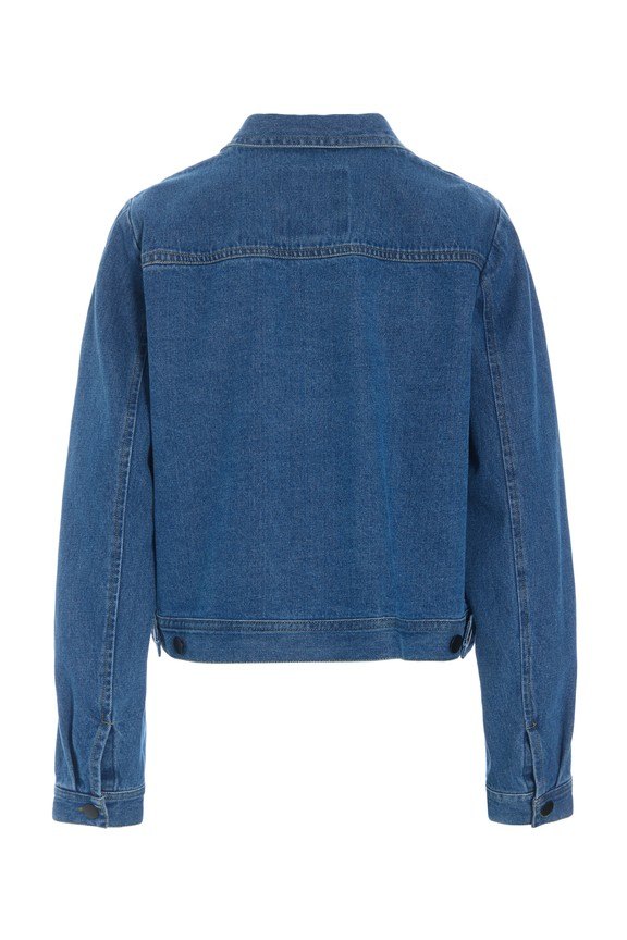 Hayato Short Jacket Blue Denim 15278